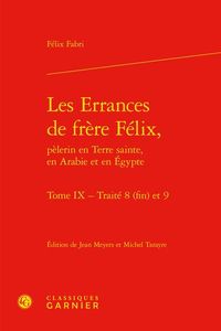 Produktbild: Les Errances de Frere Felix, Pelerin en Terre Sainte, en Arabie et