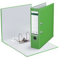 Produktbild: Leitz Ordner 80mm DIN A4 Graupappe, recycelt Material der Kaschierung au&szlig;en: Polypropylen