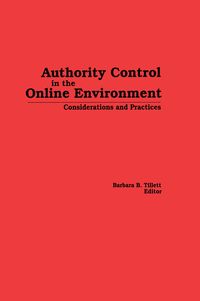 Produktbild: Authority Control in the Online Environment