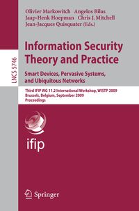 Produktbild: Information Security Theory and Practice. Smart Devices, Pervasive Systems, and Ubiquitous Networks