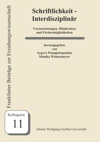 Produktbild: Schriftlichkeit - Interdisziplin&auml;r