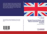 Produktbild: Simple Financial Ratio and Macro Economic Variable Analysis