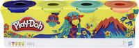 Bild vom Artikel Hasbro - Play-Doh 4er Pack Wild dunkelblau, limettengrün, türkis und orange vom Autor 