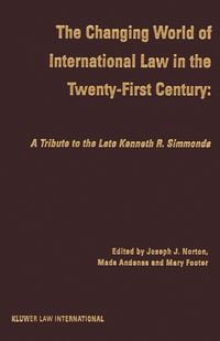 Produktbild: Changing World of International Law in the Twenty-First Century