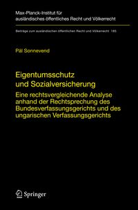 Produktbild: Eigentumsschutz und Sozialversicherung
