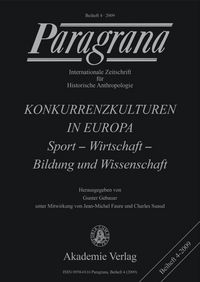 Produktbild: Konkurrenzkulturen in Europa