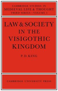 Produktbild: Law and Society in the Visigothic Kingdom