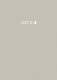 Produktbild: Vertraut.