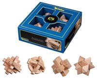Bild vom Artikel Philos 3502 - Puzzleset 2, Holz, 4-teilig, Puzzlespiele, Denkspiele, Knobelspiele, Schwierigkeitsgrad: mittelschwer, Geschenkbox vom Autor 