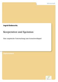 Produktbild: Kooperation und Egoismus
