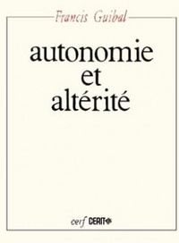 Produktbild: Autonomie et Alterite
