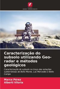 Produktbild: Caracteriza&ccedil;&atilde;o do subsolo utilizando Geo-radar e m&eacute;todos geol&oacute;gicos