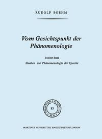 Produktbild: Vom Gesichtspunkt der Ph&auml;nomenologie
