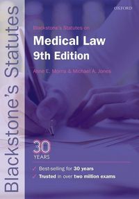 Produktbild: Morris, A: Blackstone's Statutes on Medical Law
