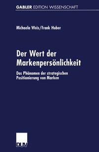 Produktbild: Der Wert der Markenpers&ouml;nlichkeit