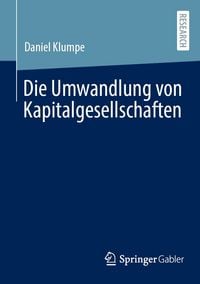 Produktbild: Die Umwandlung von Kapitalgesellschaften