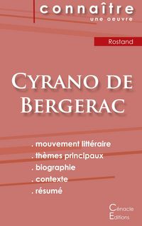 Produktbild: Fiche de lecture Cyrano de Bergerac de Edmond Rostand (Analyse litt&eacute;raire de r&eacute;f&eacute;rence et r&eacute;sum&eacute; complet)