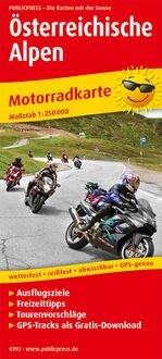 Bild vom Artikel Motorradkarte Österreichische Alpen vom Autor 