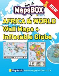 Produktbild: Mapsbox: Africa and World Wall Maps + Inflatable