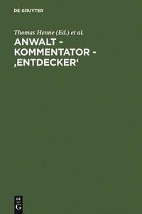 Produktbild: Anwalt - Kommentator - 'Entdecker'