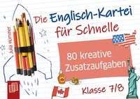 Produktbild: Die Englisch-Kartei f&uuml;r Schnelle - Klasse 7/8