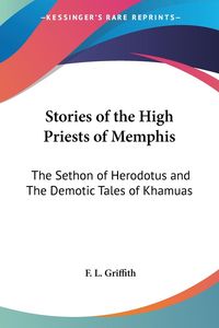 Produktbild: Griffith, F: Stories of the High Priests of Memphis