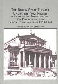 Produktbild: The Berlin State Theater Under the Nazi Regime