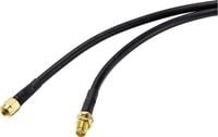 Produktbild: SpeaKa Professional Antennen Verl&auml;ngerungskabel [1x RP-SMA-Stecker - 1x RP-SMA-Buchse] 10.00 m Schwarz