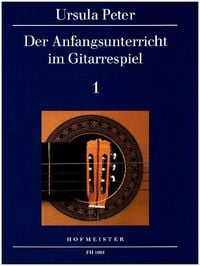 Produktbild: Peter, U: Anfangsunterricht im Gitarrespiel 1