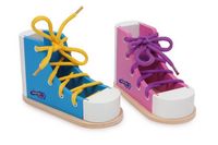 Produktbild: F&auml;delschuhe Schleife binden