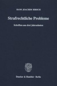 Produktbild: Strafrechtliche Probleme.