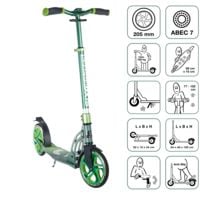 Produktbild: SIX DEGREES Aluminium Scooter 205 mm gr&uuml;n