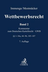 Produktbild: Wettbewerbsrecht Band 2: GWB. Kommentar zum Deutschen Kartellrecht