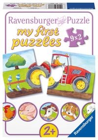 Produktbild: Puzzle Ravensburger Auf dem Bauernhof 9 X 2 Teile
