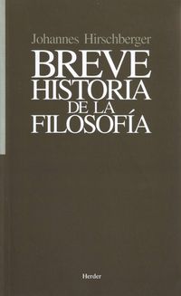 Produktbild: Breve historia de la filosof&iacute;a