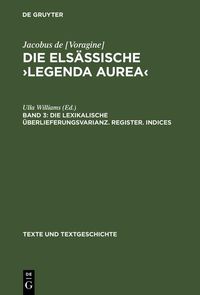 Produktbild: Die lexikalische &Uuml;berlieferungsvarianz. Register. Indices