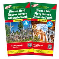 Produktbild: Freytag & berndt Stra&szlig;enkarte Litauen Set 1:150.000