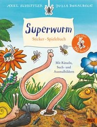 Produktbild: Superwurm. Sticker-Spielebuch