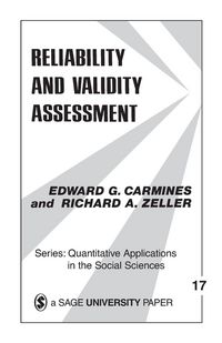 Produktbild: Reliability and Validity Assessment