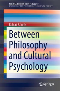 Produktbild: Between Philosophy and Cultural Psychology