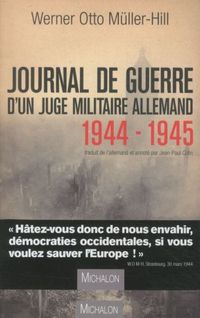 Produktbild: Journal de guerre d'un juge militaire allemand : 1944-1945