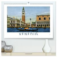 Produktbild: Erinnerungen an das alte Venedig: Historische Stiche von der Lagunenstadt (hochwertiger Premium Wandkalender 2026 DIN A2 quer), Kunstdruck in Hochglanz