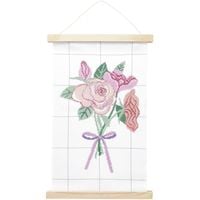 Produktbild: Stickpackung Gez&auml;hlter Kreuzstich, Blumenstrau&szlig; mit Posterh&auml;