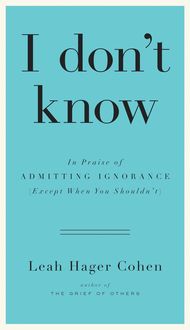 Produktbild: I Dont Know