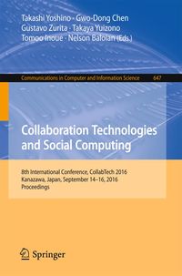 Produktbild: Collaboration Technologies and Social Computing