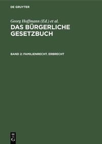 Produktbild: Familienrecht. Erbrecht