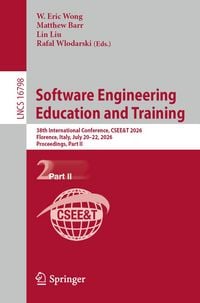 Produktbild: Software Engineering Education and Training