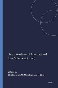 Produktbild: Asian Yearbook of International Law, Volume 14 (2008)