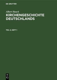 Produktbild: Kirchengeschichte Deutschlands. Teil 5, H&auml;lfte 1