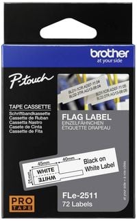 Produktbild: BROTHER P-touch Schriftband FLe laminiert